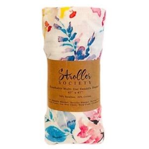 NWT Floral Swaddle, by Stroller Society.